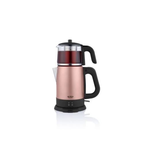 Demli Stil IH33200 CAM Demlikli Çay Makinesi Rose