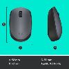 Logitech M170 USB Alıcılı Kablosuz Mouse Gri