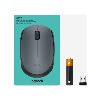 Logitech M170 USB Alıcılı Kablosuz Mouse Gri