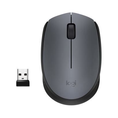 Logitech M170 USB Alıcılı Kablosuz Mouse Gri