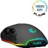 Rampage SMX-R51 FLARE Makrolu 10000 DPI RGB Ledli Profesyonel Gaming Oyuncu Mouse Siyah